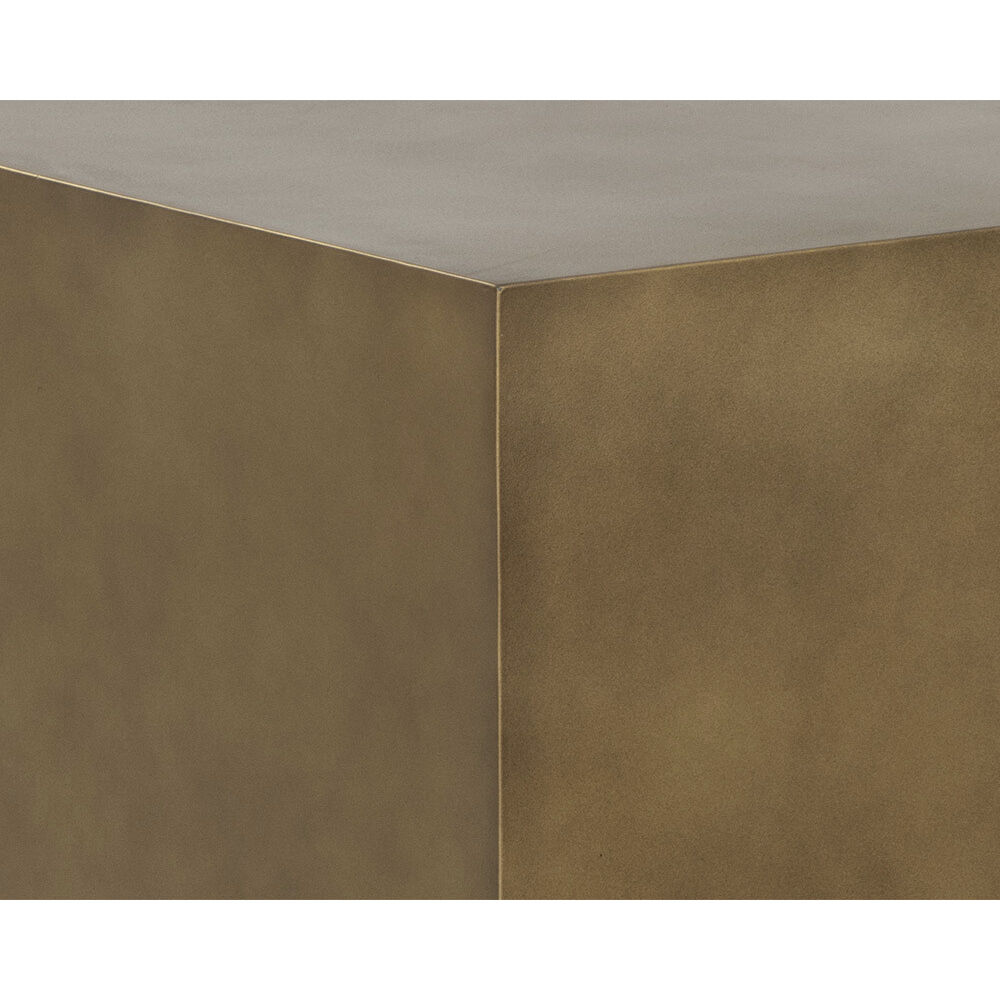 Blakely 24 X 21.25 inch Antique Brass Side Table